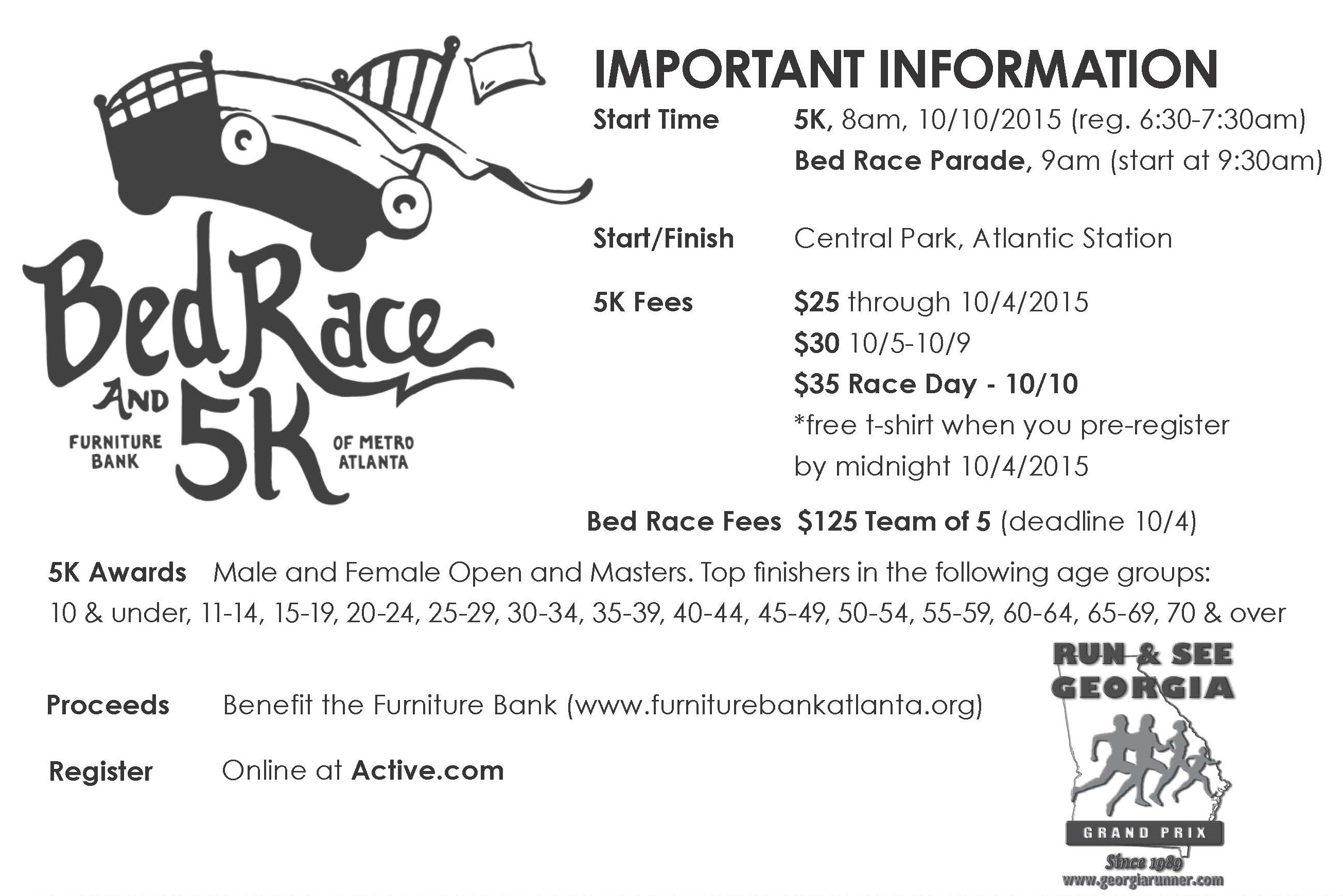 The Atlanta Bed Race & 5K • The Furniture Bank of Metro AtlantaThe