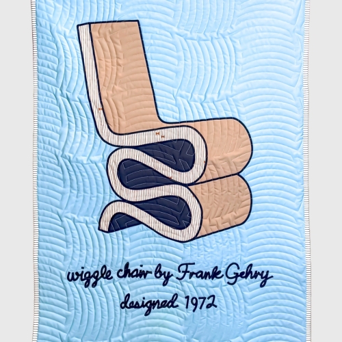  "Wiggle Chair by Frank Gehry" - Emily Watts Quilts