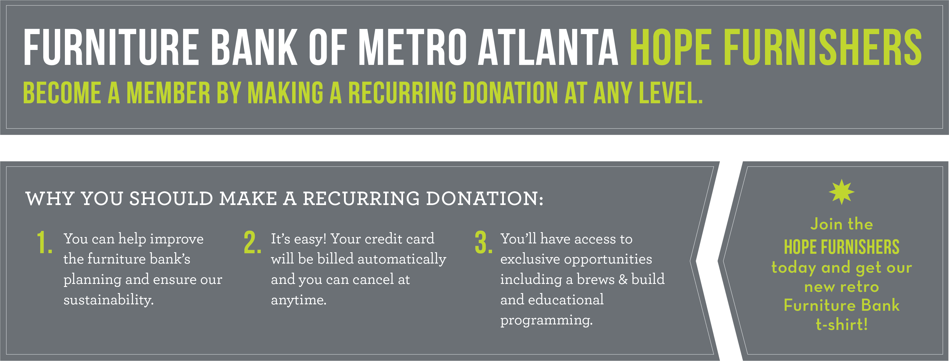 Donate Monthly The Furniture Bank Of Metro Atlanta