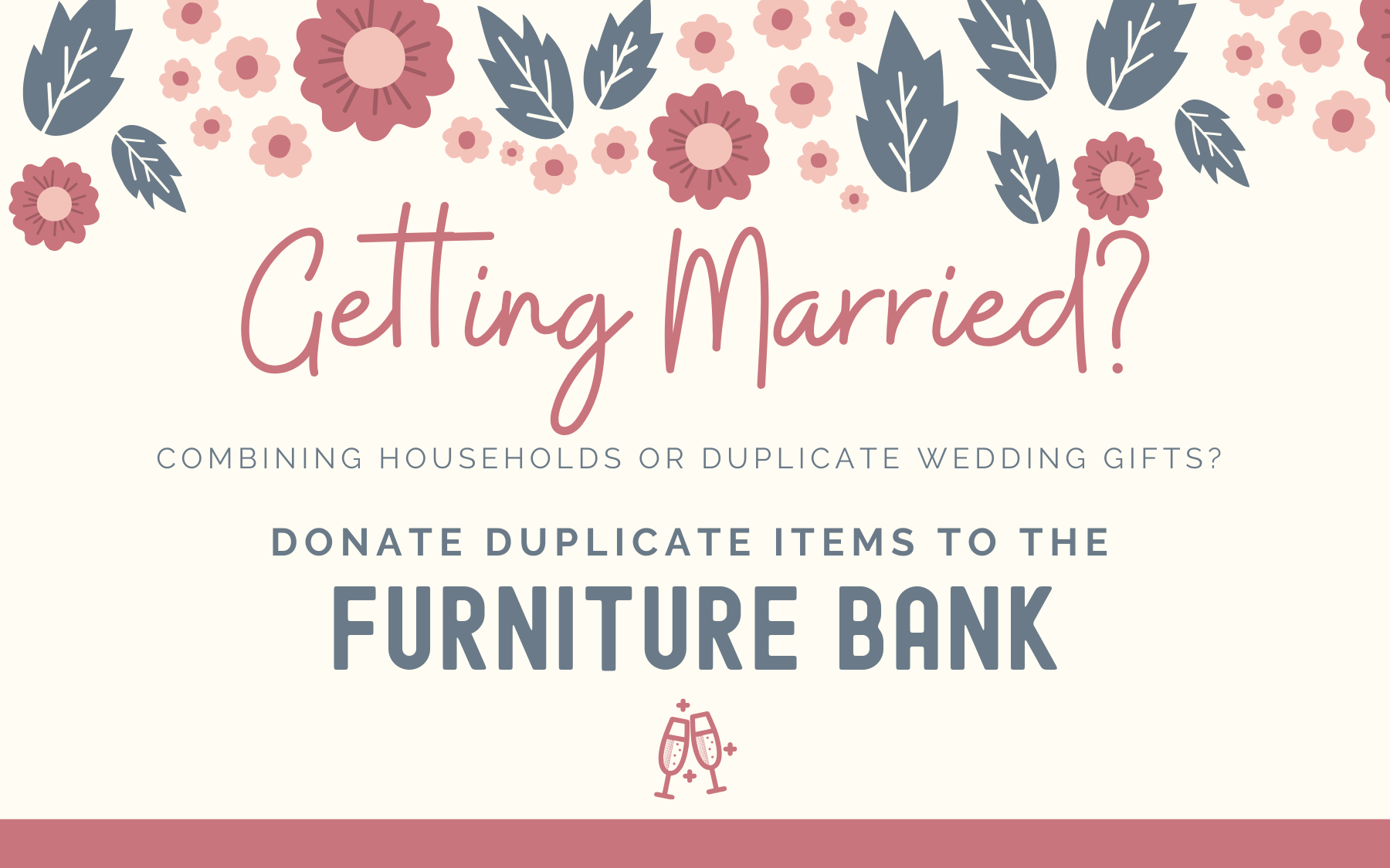 Getting Married Donate Your Duplicate Items The Furniture Bank