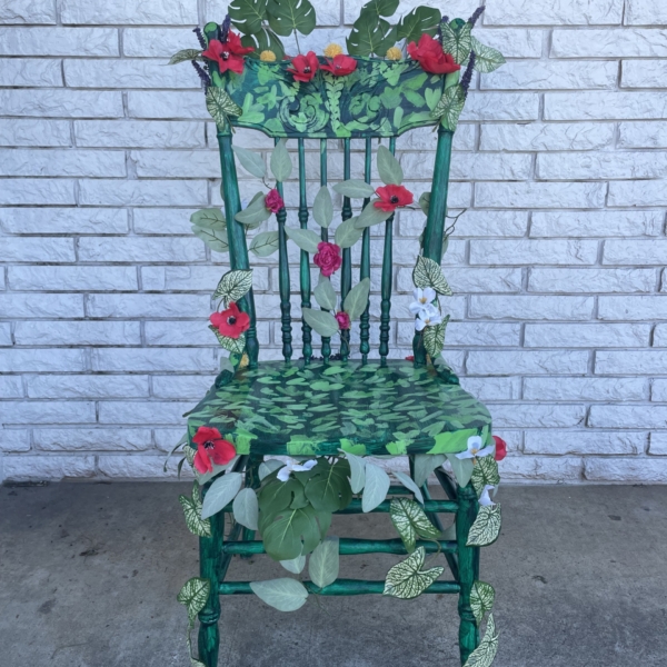 Banneker HS_Floral Chair AFTER_HS Chair Challenge 2024(1)